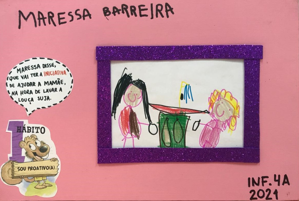 MARESSA BARREIRA DA CRUZ - MARESSA DISSE, QUE VAI TER A INICIATIVA DE AJUDAR A MAMÃE, NA HORA DE LAVAR A LOUÇA SUJA.